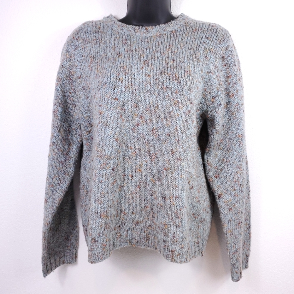 Vintage Haband Wool Blend Knit Crew Neck Sweater - Picture 1 of 6